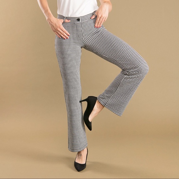 Betabrand Pants - EUC XS Short Petite Betabrand Gingham Check Pants